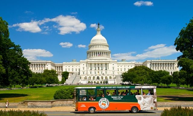 Tour Xe Điện Hop-On Hop-off Phố Cổ Washington DC Có Thuyết Minh Trực Tiếp
